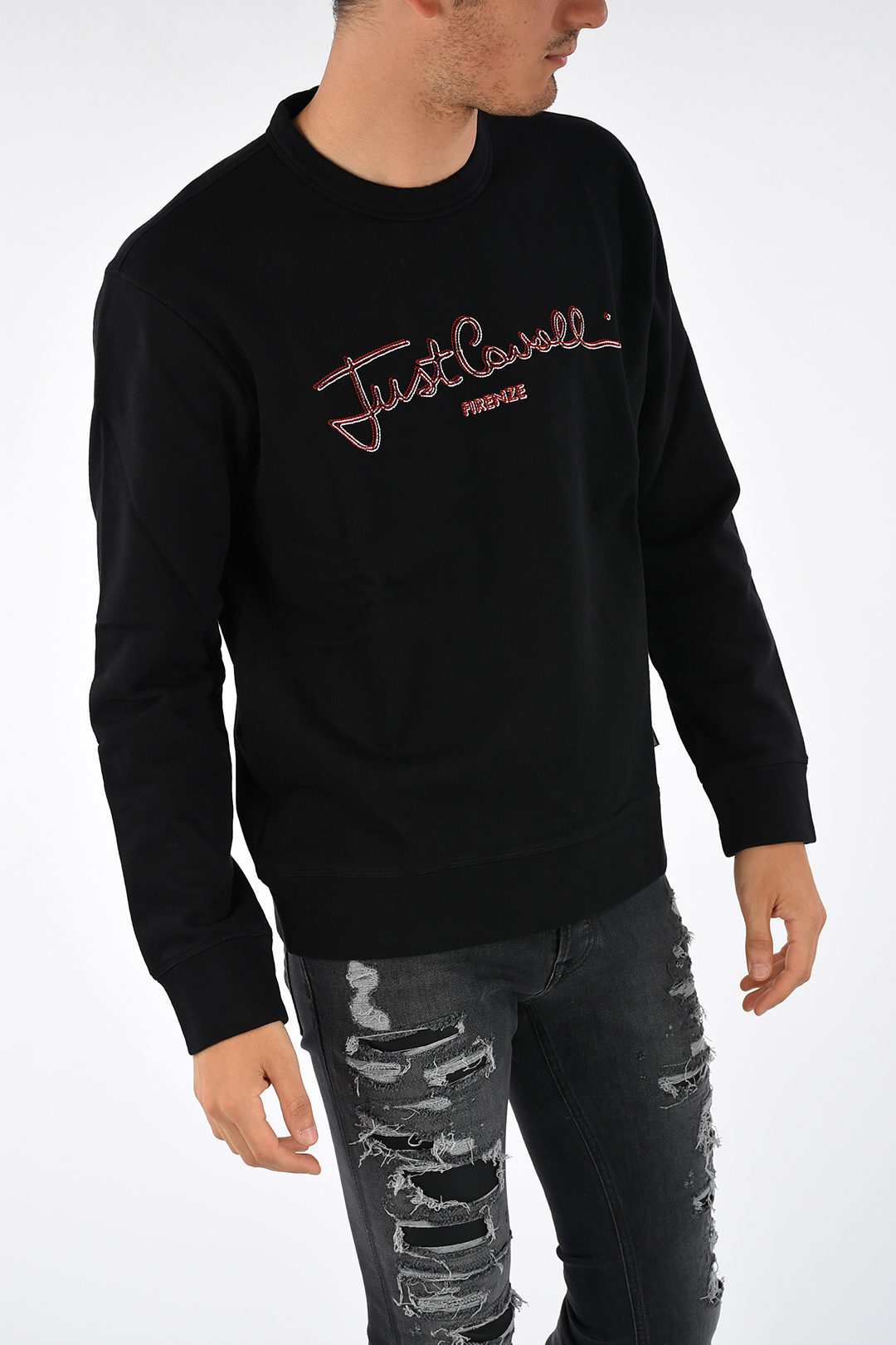 JUST CAVALLI Firenze Black mikina Veľkosť: L – Obrázok 4