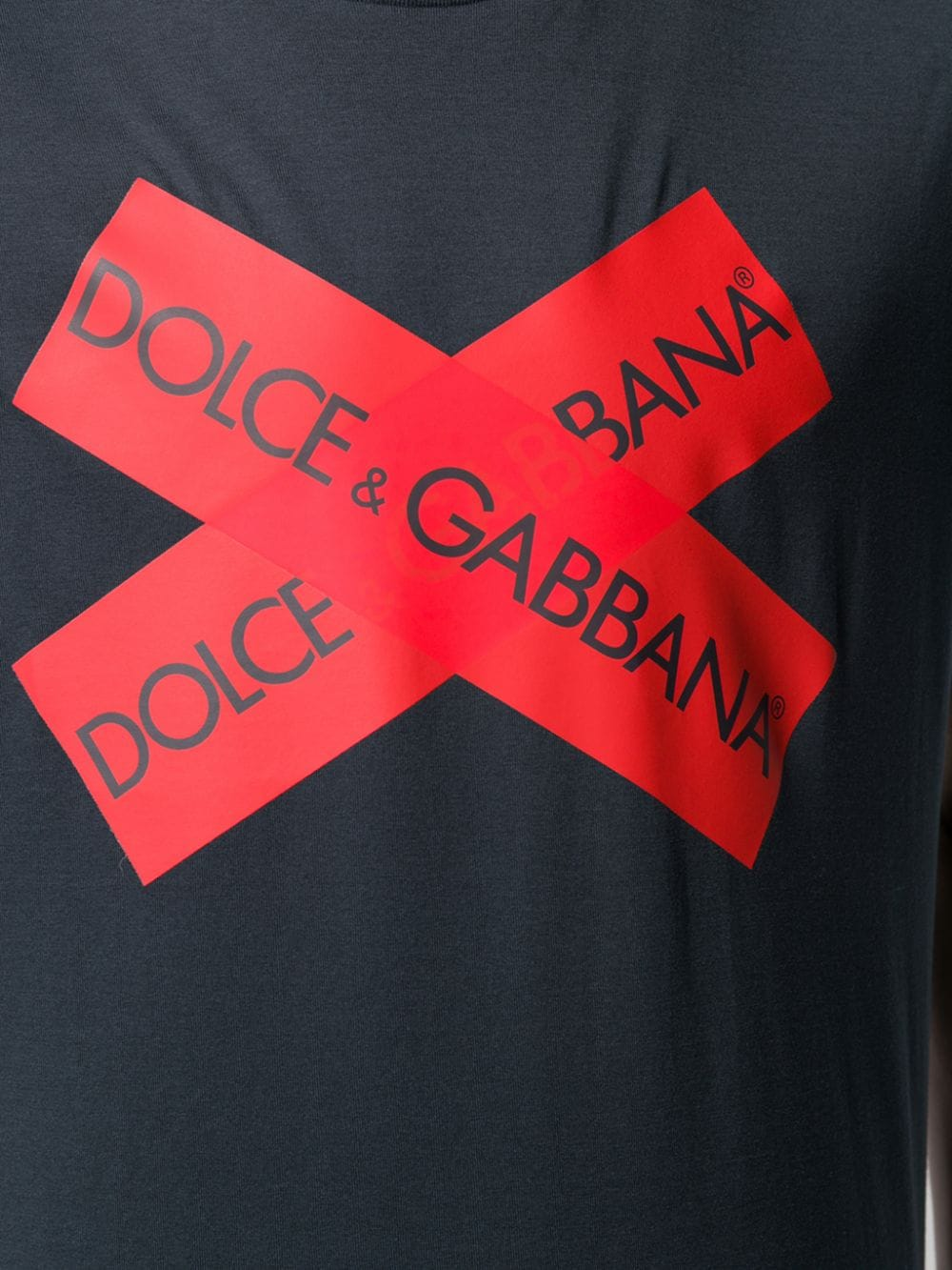 DOLCE & GABBANA Logo pánske tričko Veľkosť: S – Obrázok 4