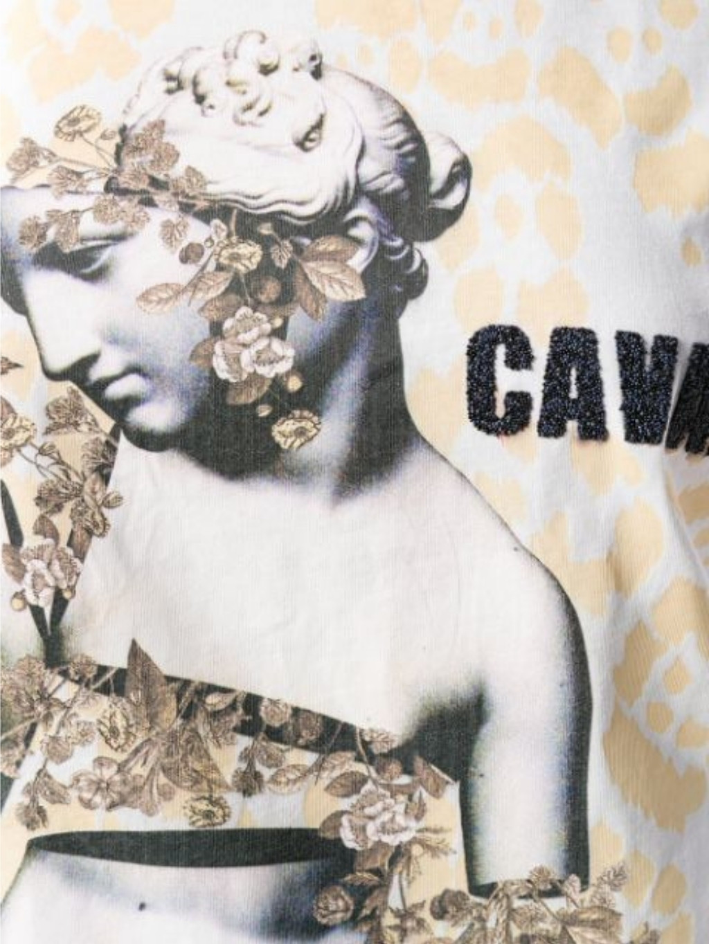 JUST CAVALLI Logo Gold tričko Veľkosť: XXS – Obrázok 4