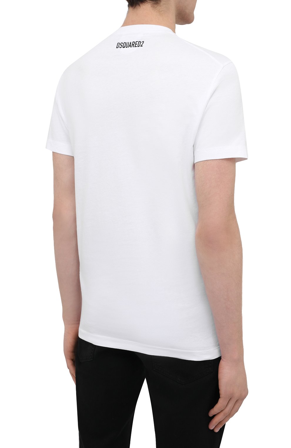 DSQUARED2 D2 White tričko Veľkosť: S – Obrázok 3