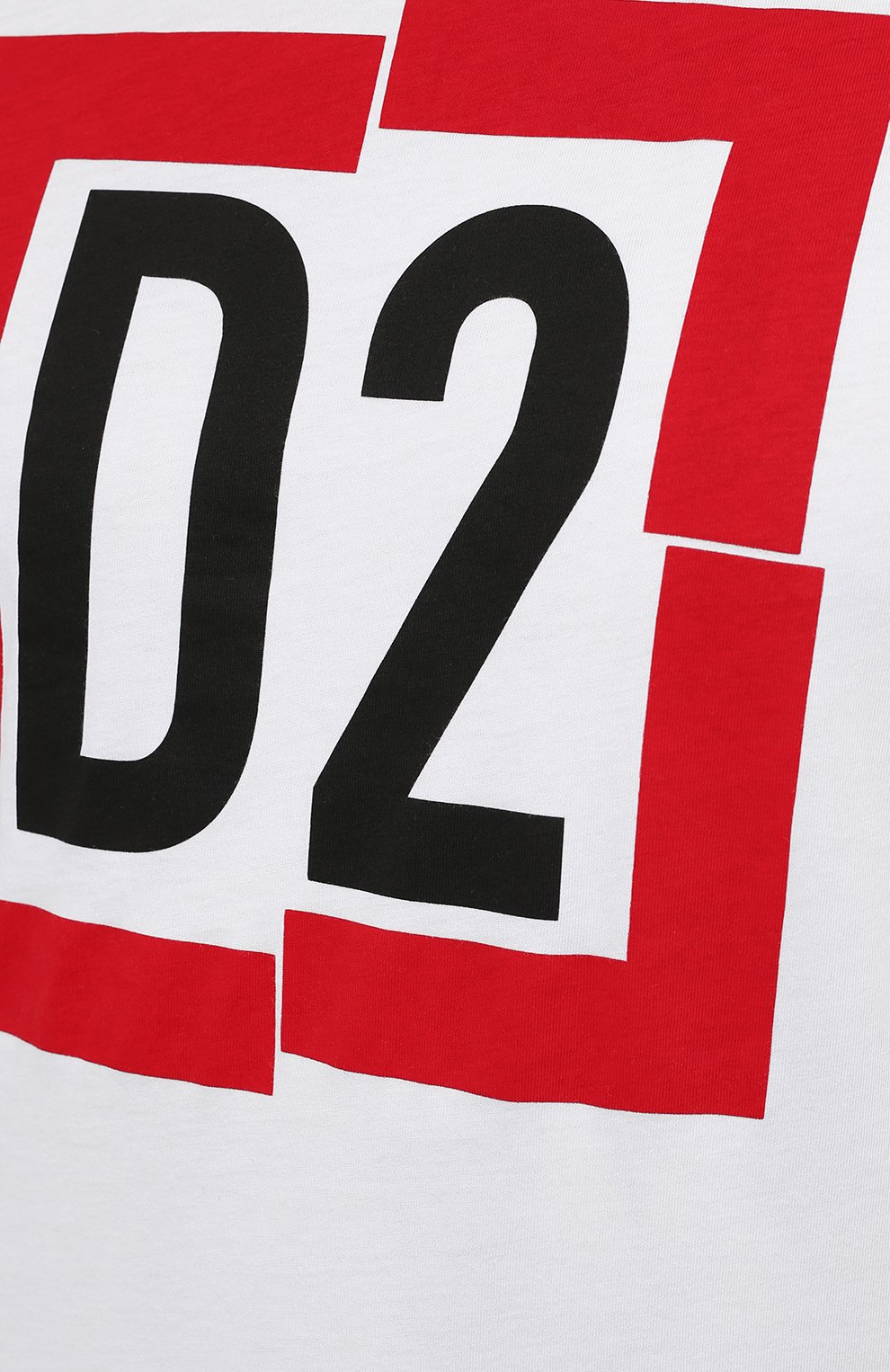 DSQUARED2 D2 White tričko Veľkosť: S – Obrázok 4