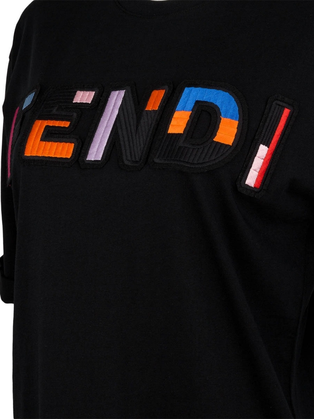FENDI Logo tričko Veľkosť: L – Obrázok 3