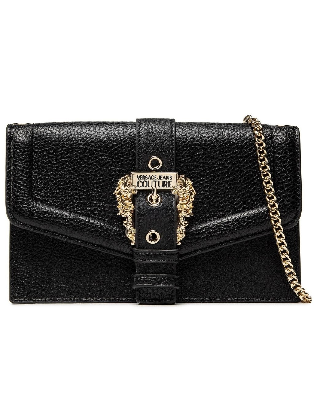 VERSACE JEANS COUTURE Black listová kabelka