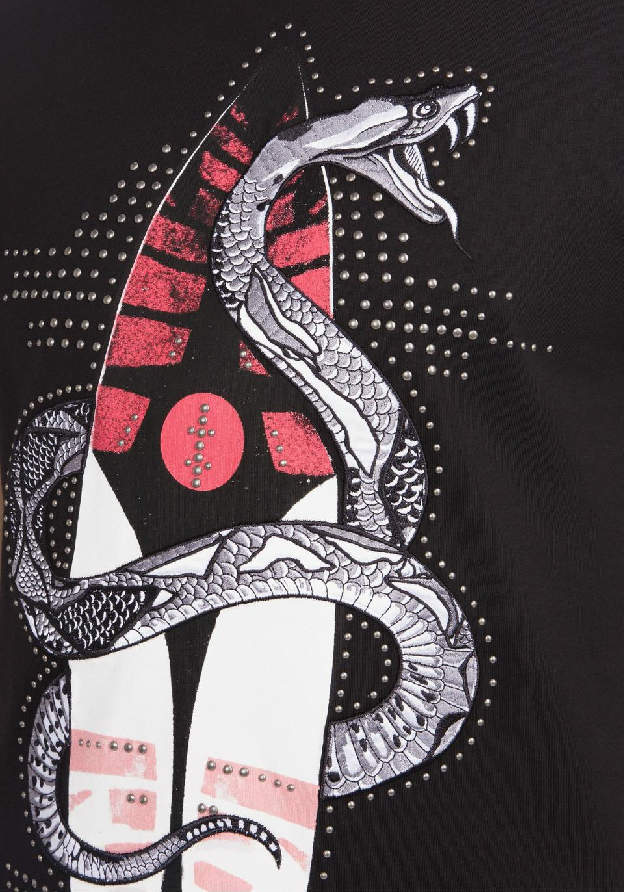 Just Cavalli Snake tričko Veľkosť: M – Obrázok 4