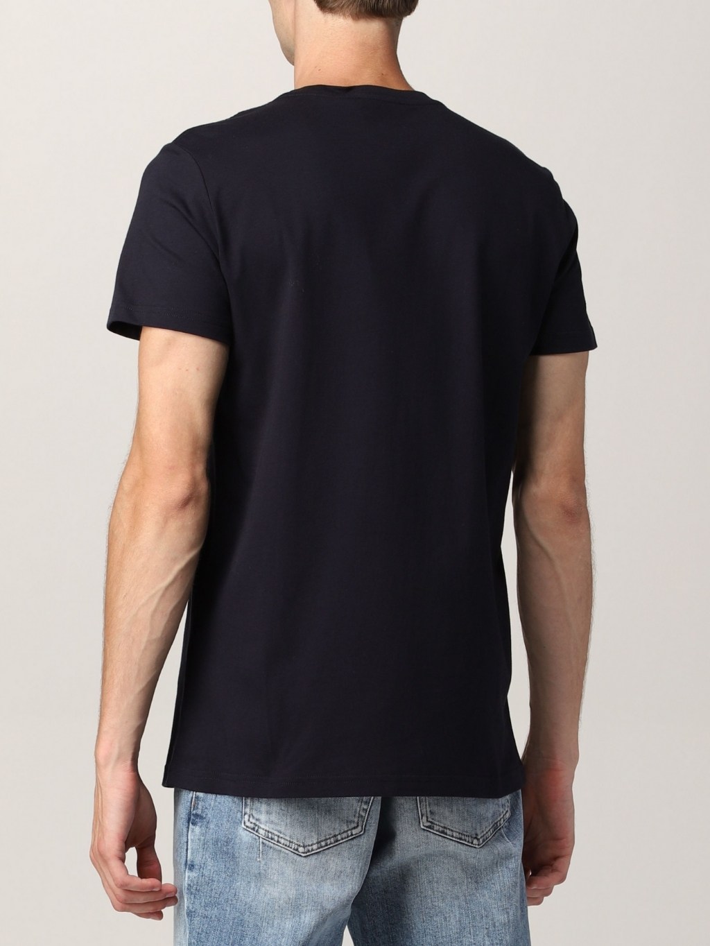 BALMAIN Paris Logo Blue tričko Veľkosť: L – Obrázok 4