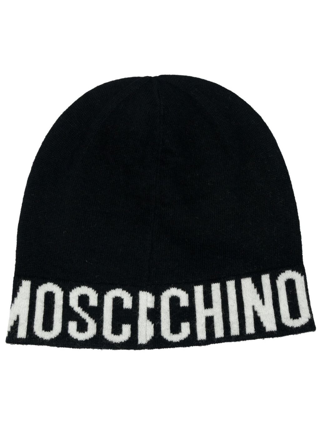 MOSCHINO Logo Black čiapka