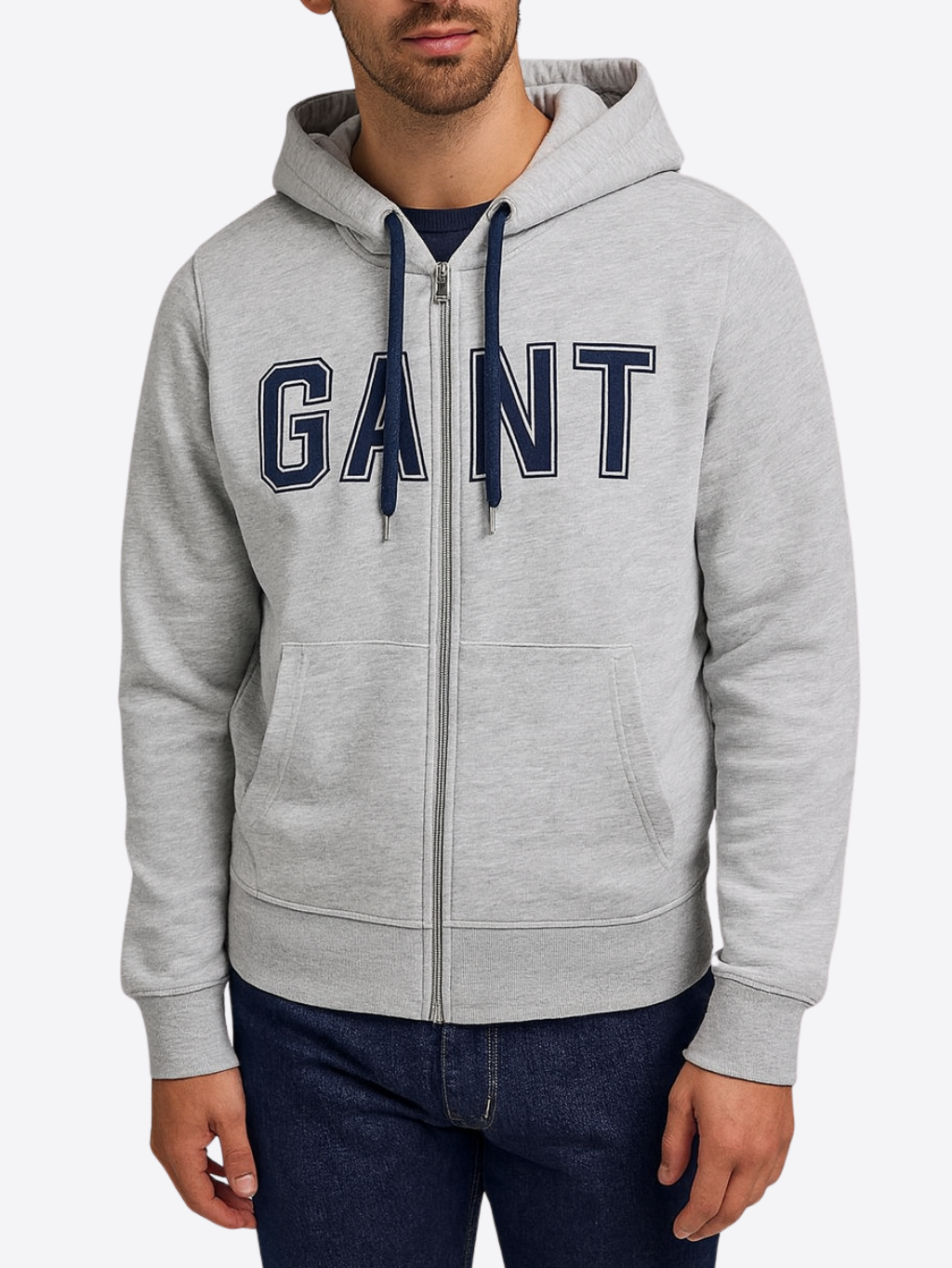 GANT Logo Grey mikina Veľkosť: XXL