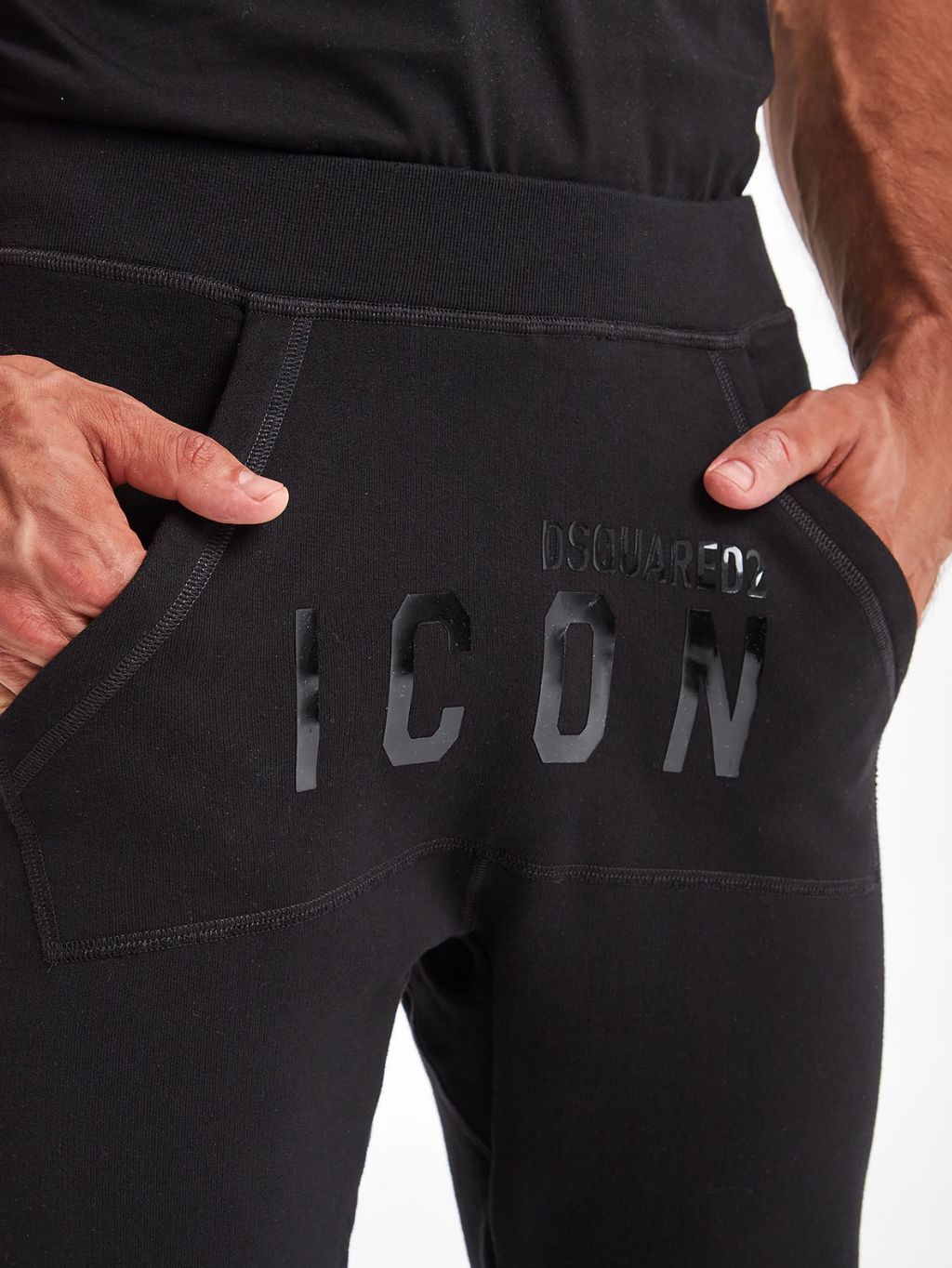 DSQUARED2 Icon Black tepláky Veľkosť: XL – Obrázok 5