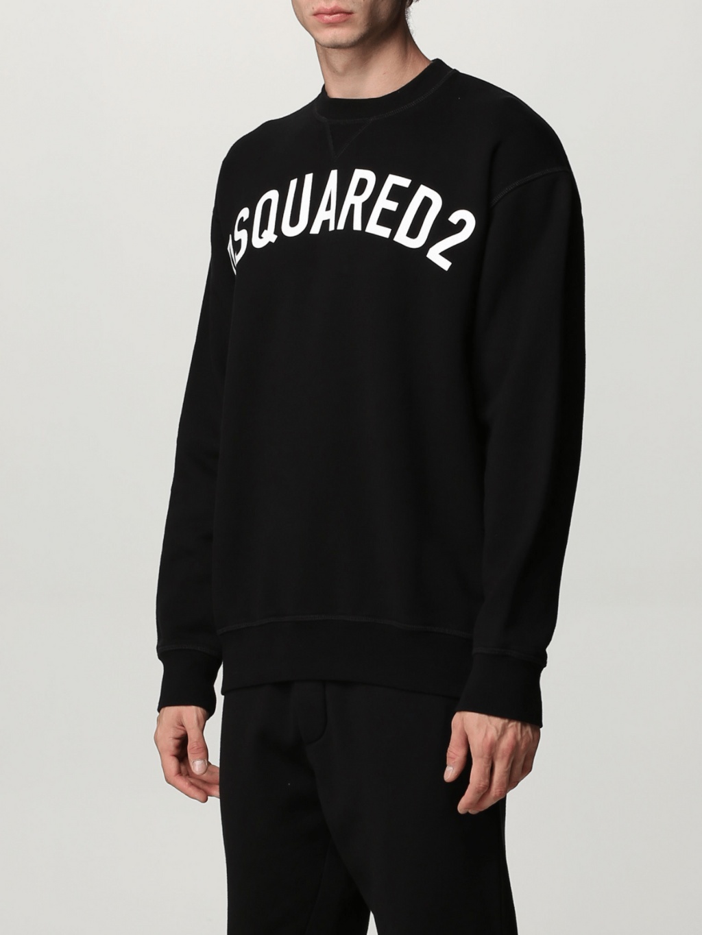 DSQUARED2 Logo Black oversize mikina Veľkosť: M – Obrázok 3