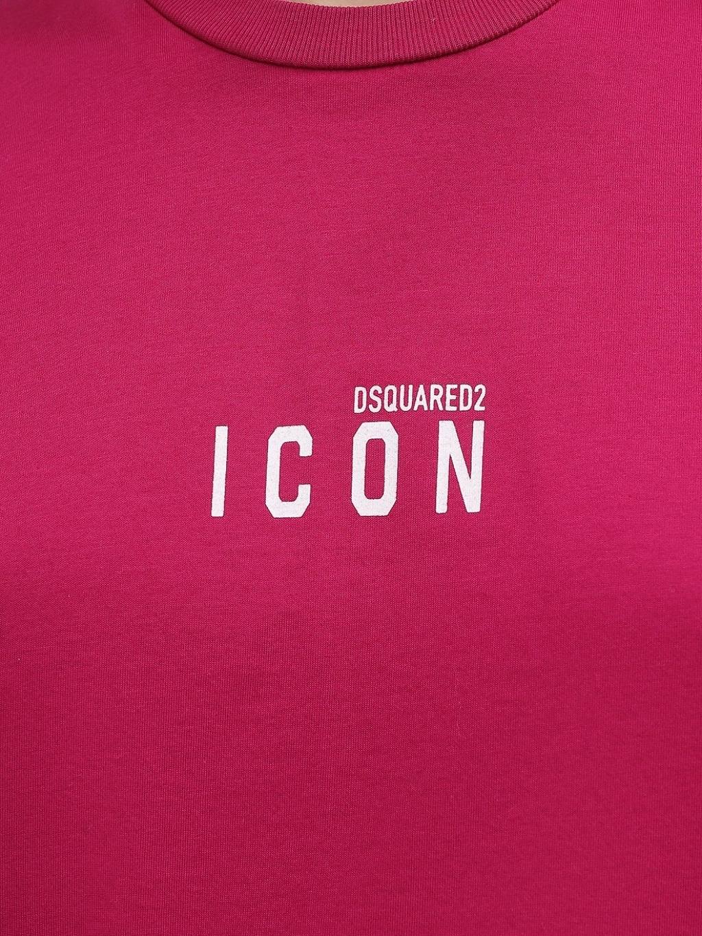 DSQUARED2 Icon Pink tričko Veľkosť: L – Obrázok 4
