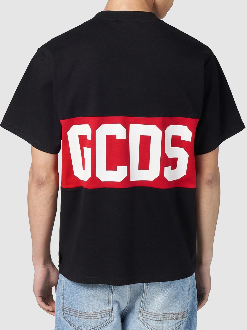 GCDS Stamp Black tričko Veľkosť: S – Obrázok 3