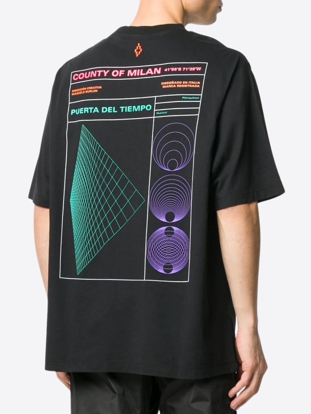 MARCELO BURLON Poster tričko Veľkosť: S – Obrázok 3