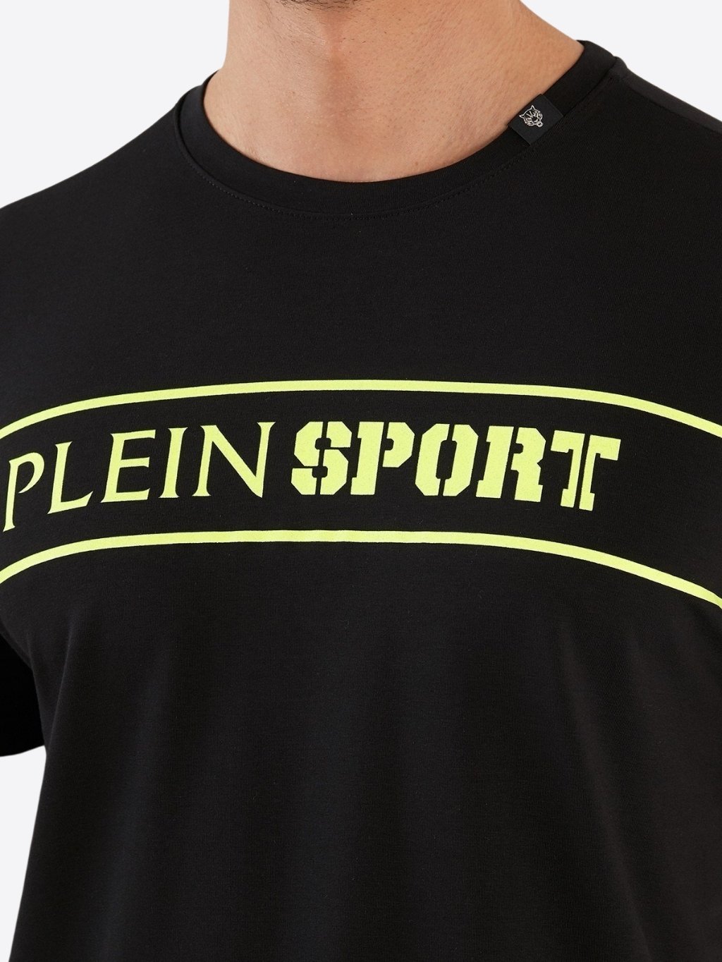 PLEIN SPORT Marked Black tričko Veľkosť: M – Obrázok 5