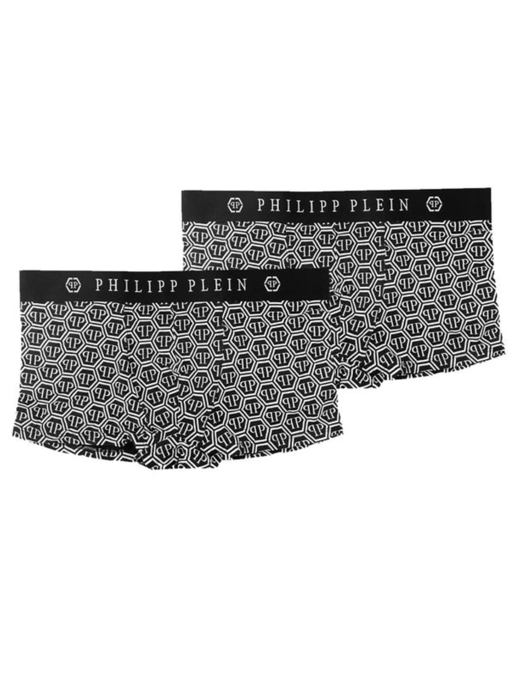 PHILIPP PLEIN B&W 2-Pack boxerky Veľkosť: XL
