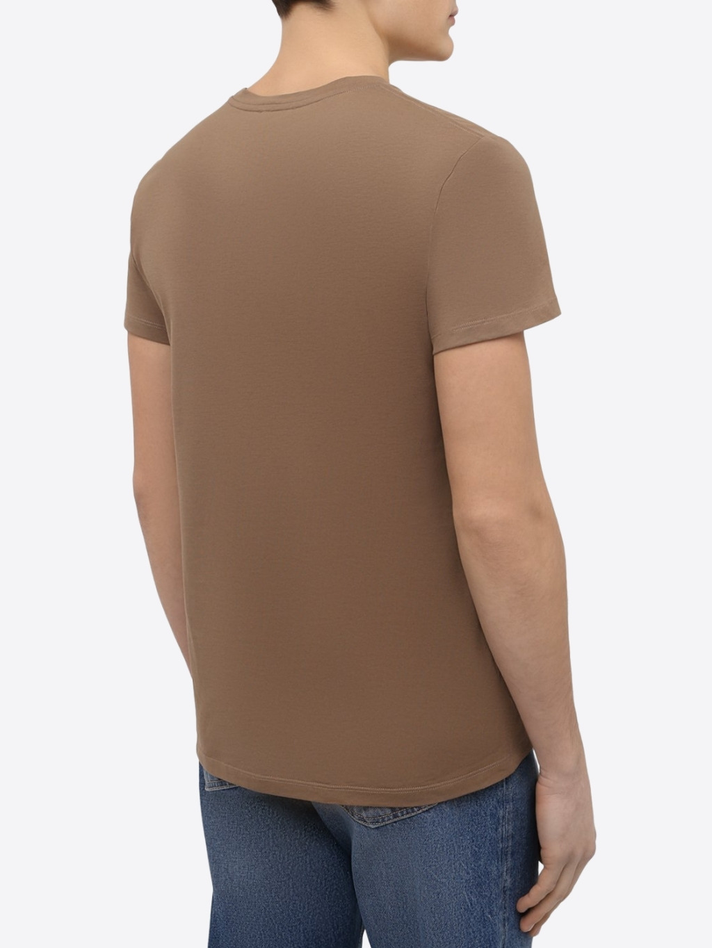 BALMAIN Paris Logo Brown tričko Veľkosť: S – Obrázok 3