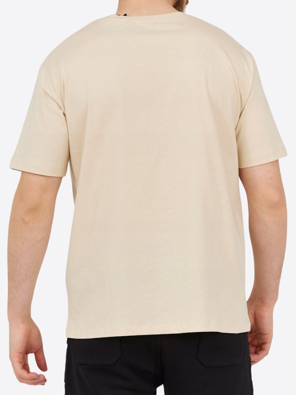 BALMAIN Paris Embossed Beige tričko Veľkosť: M – Obrázok 3