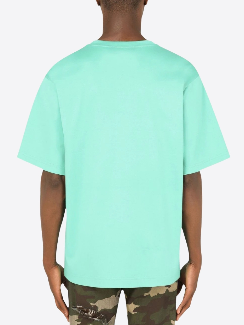 DOLCE & GABBANA Embroidered Green tričko Veľkosť: XXL – Obrázok 3