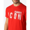dsquared2 icon spray red tricko (5)