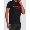 balmain paris logo black tricko (3)