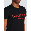 balmain paris logo black tricko (5)
