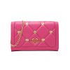 love moschino studs pink crossbody kabelka (1)