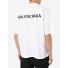 balenciaga logo white tricko (3)