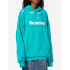 balenciaga ripped turquoise mikina (4)
