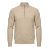 BILLIONAIRE Half Zip Beige sveter