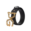 dolce gabbana 3d gold logo black opasok (3)