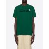 moncler flocked logo green tricko652 (2)