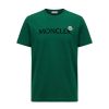 moncler flocked logo green tricko652 (1)