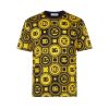 dolce gabbana dg logo yellow tricko (1)