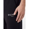 balmain paris logo print black teplaky (1)