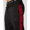 philipp plein playboy black A18CMJT0800PJO002N panske teplaky cervene (4)