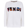 fendi logo oversize mikina unisex biela (3) (1)
