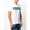 dsquared2 S74GD0814 panske tricko biele logo white1