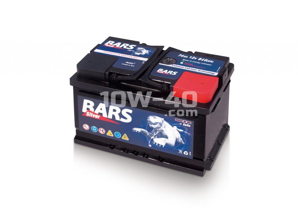 BARS 12V 74 Ah 640A EN Autobatterie ersetzt 66Ah 68Ah 70Ah 72Ah