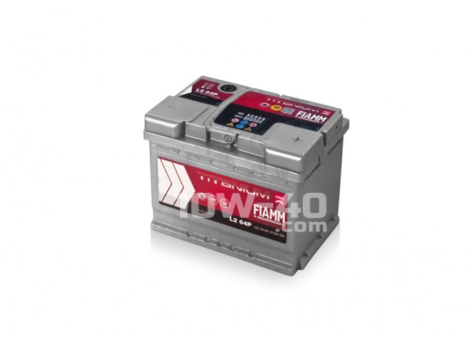 Autobaterie FIAMM Titanium Pro 64Ah 12V 610A  FIAMM L2 400 12V 640A (náhrada)