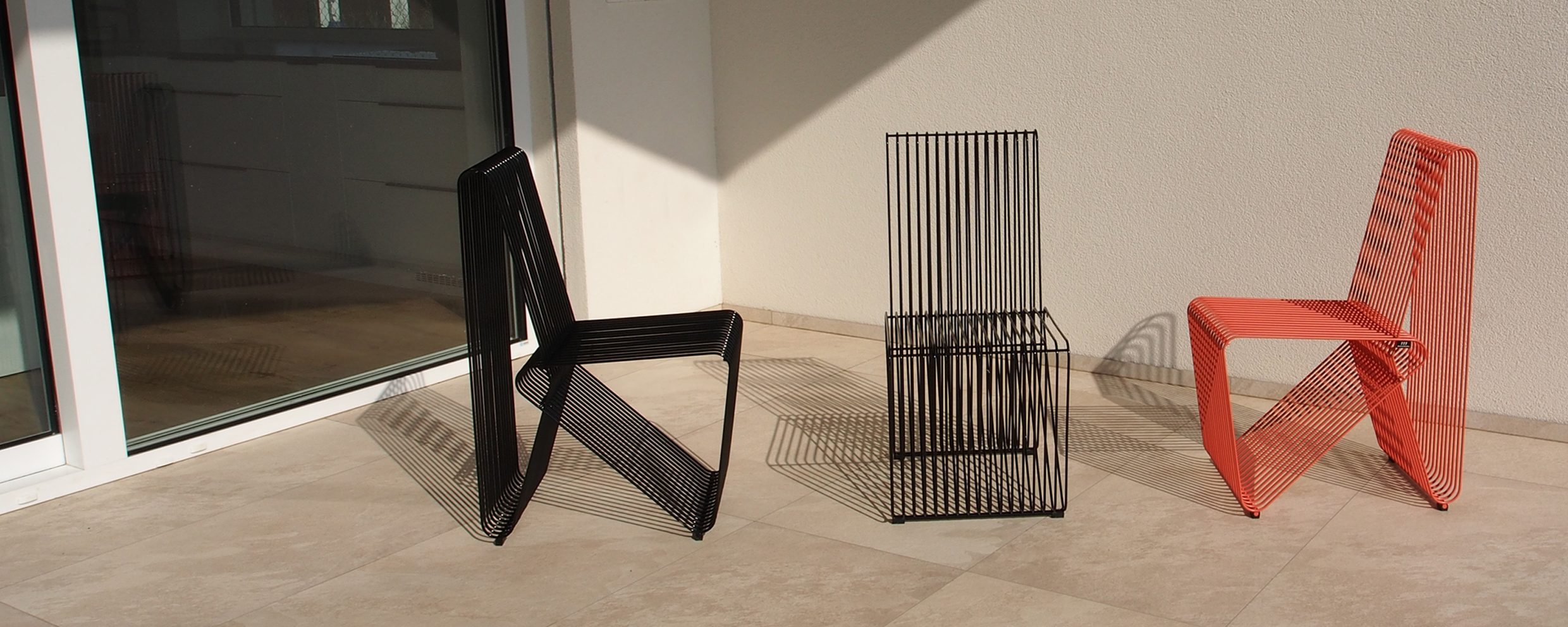 zahradní židle na terase