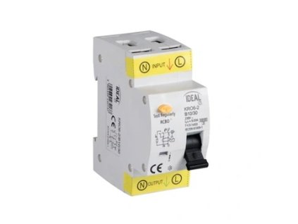Prúdový chránič s ističom IDEAL KRO6-2 B10/0,03A