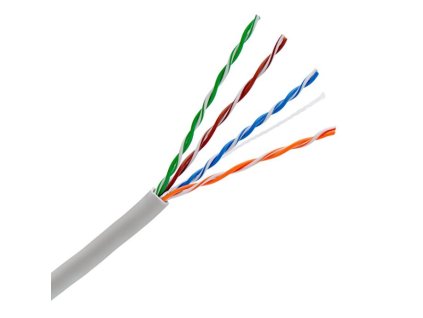 UTP kábel Cat.5e AWG24 PVC – pevný, pre interiér