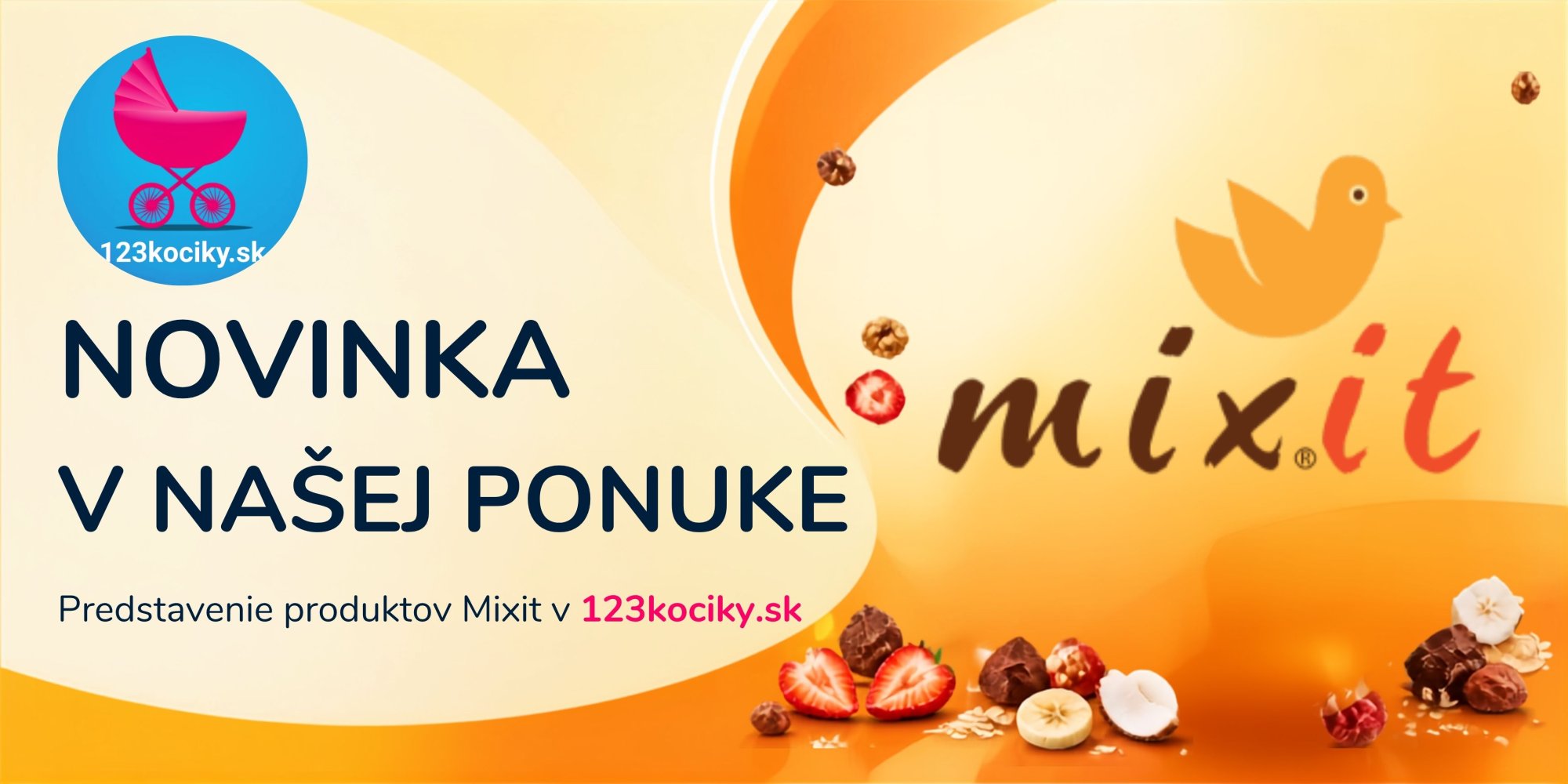 Zdravé maškrtky Mixit v našej ponuke