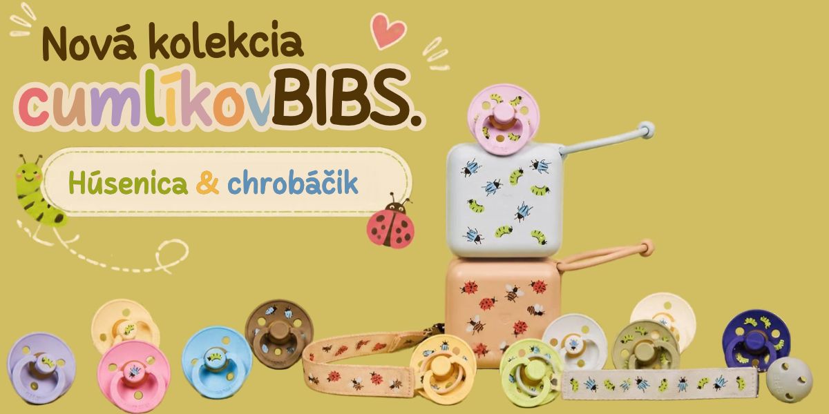 Cumlíky BIBS v novej kolekcii Studio: chrobáčiky a húseničky
