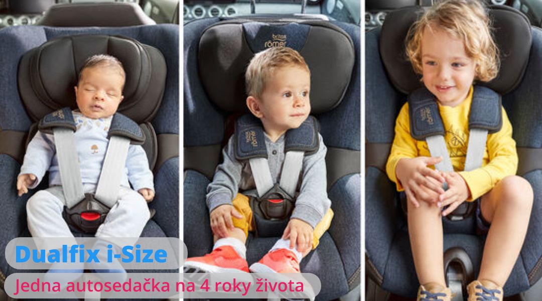 Otočná autosedačka od narodenia do 4 rokov - Britax-Römer Dualfix i-Size