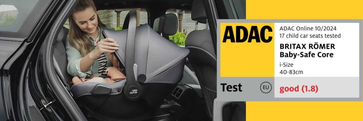 vajíčko Britax-Römer Baby-Safe Core Adac štítok