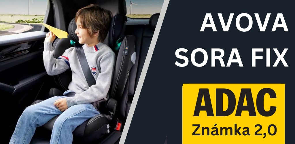 Autosedačka Avova Sora Fix dosiahla výborné výsledky v ADAC teste