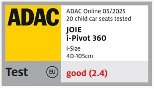 Joie i-pivot adac test štítok