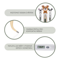 Zopa teplomer s ohybnou špičkou výhody