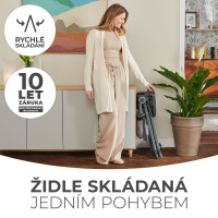 Jedálenská stolička Kinderkraft Foldee hlavné vlastnosti