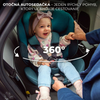 Autosedačka Kinderkraft i-Fix otáčanie o 360°